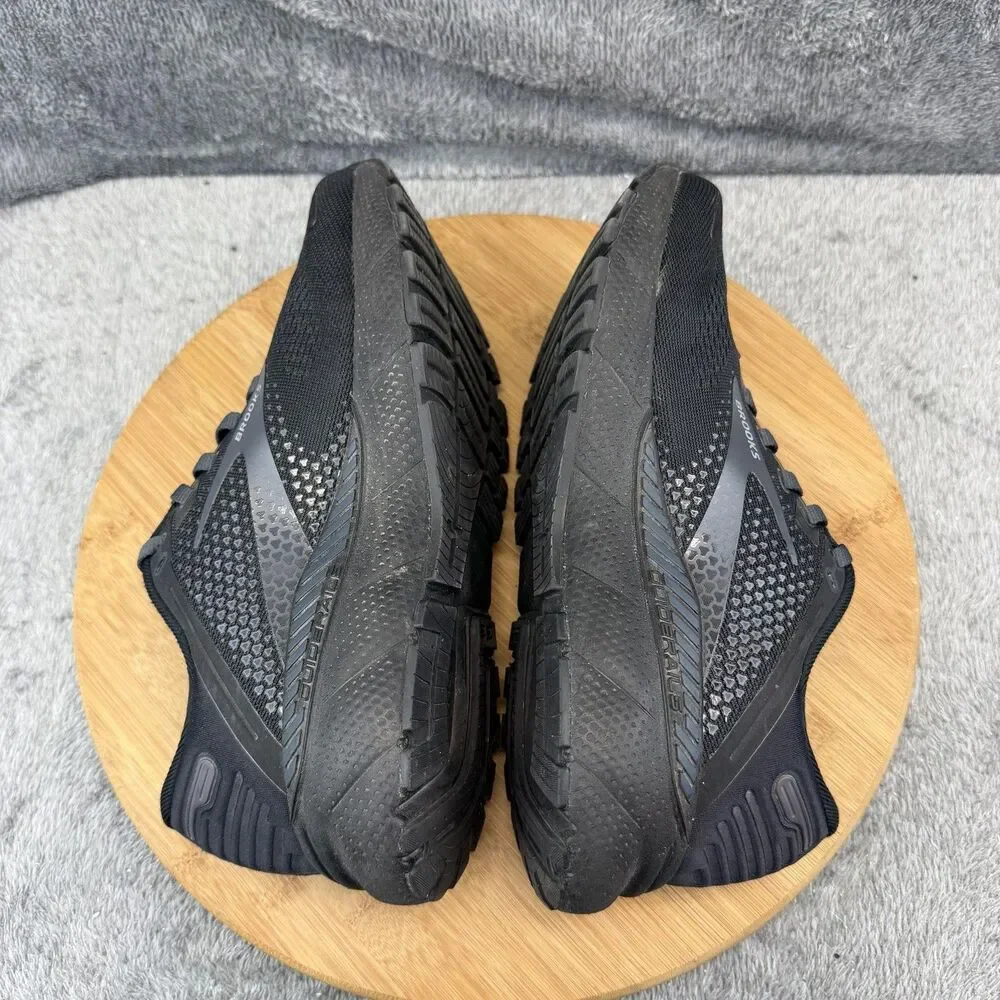 Brooks Adrenaline GTS 22 Shoes Womens Size 8.5 Black Sneakers 1203531B020
